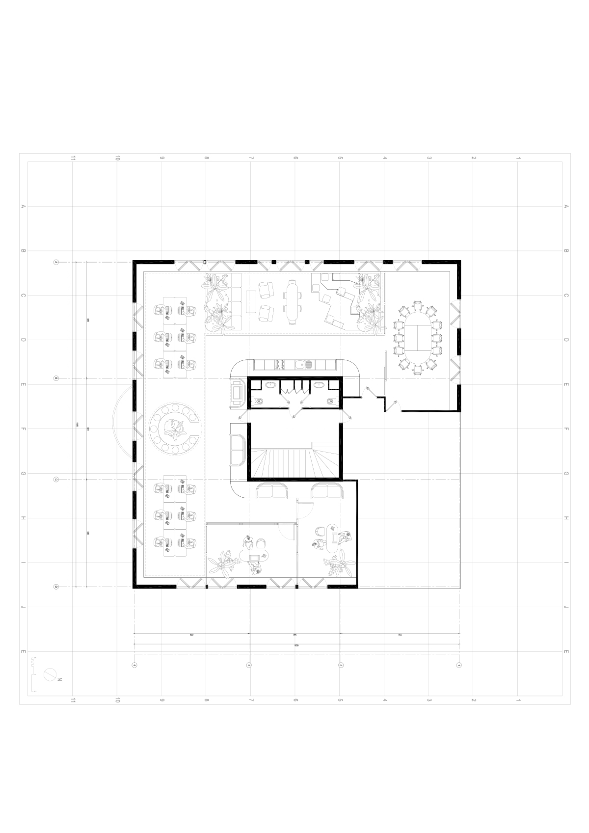 E:\01.ORDINATEUR\01.PERSPECTIVES\36.PROJET CLARISSE\01.DWG\PLAN COTES-LOUIS PARIS PLAN RDC EXIST (1)