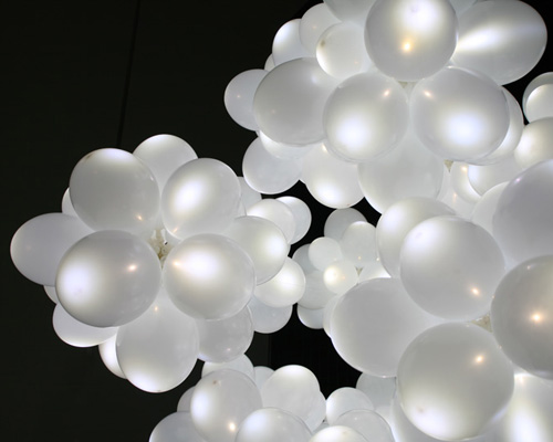 white balloon lamp by kyouei design at designboom shop