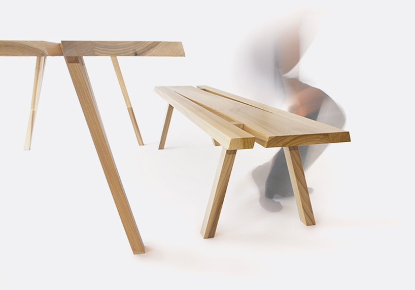 mike and maaike divis bench designboom