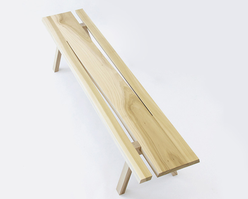 mike and maaike divis bench designboom
