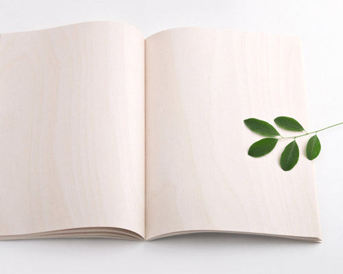 woodpecker note with bark texture by tale at designboom shop