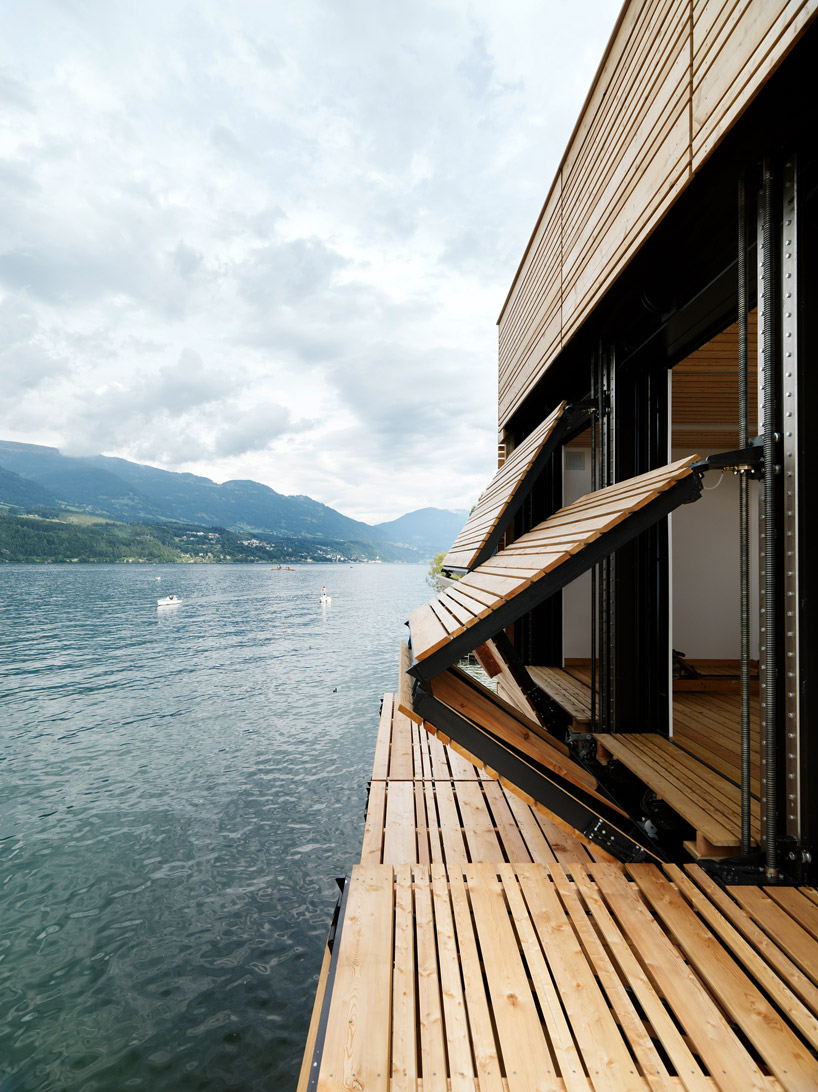 boatâ€™s house at millstÃ¤tter lake in seeboden by MHM architects
