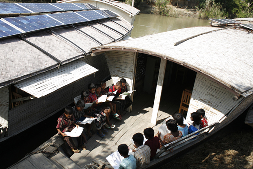 solar powered floating schools in bangladesh