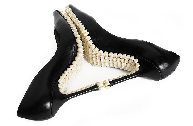 tooth-soled stilettos by fantich & young