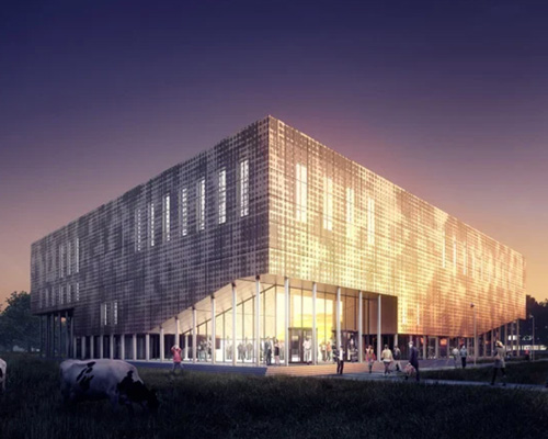 antwerp university campus O bulding by west 8, META architecture, SW + technum