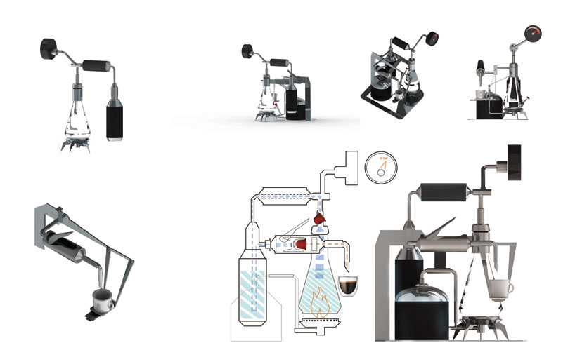 laboratory espresso machine by david budzik and adi schlesinger