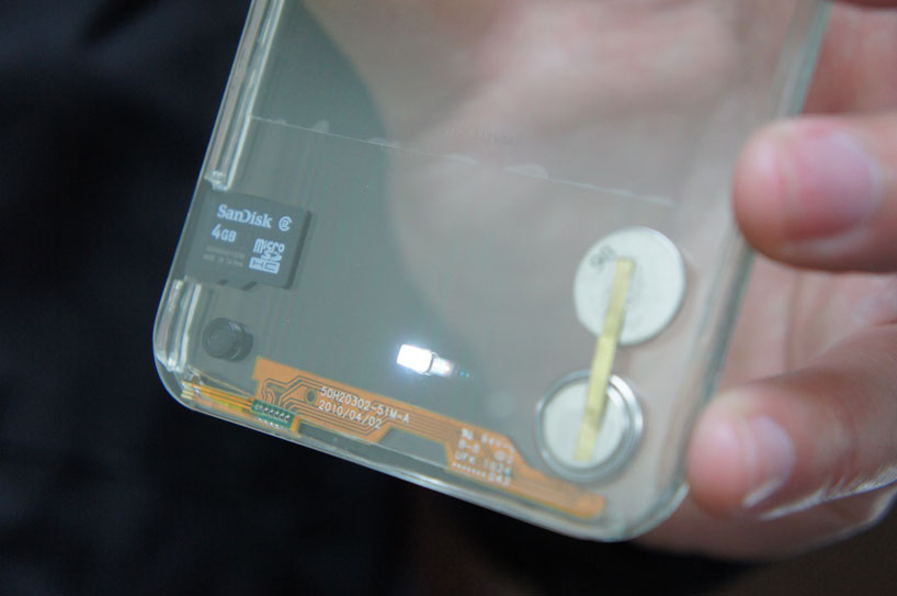 Transparent smartphone is possible in the future