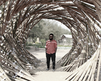 the tunnel: a barreling bamboo wave by vinay pateel