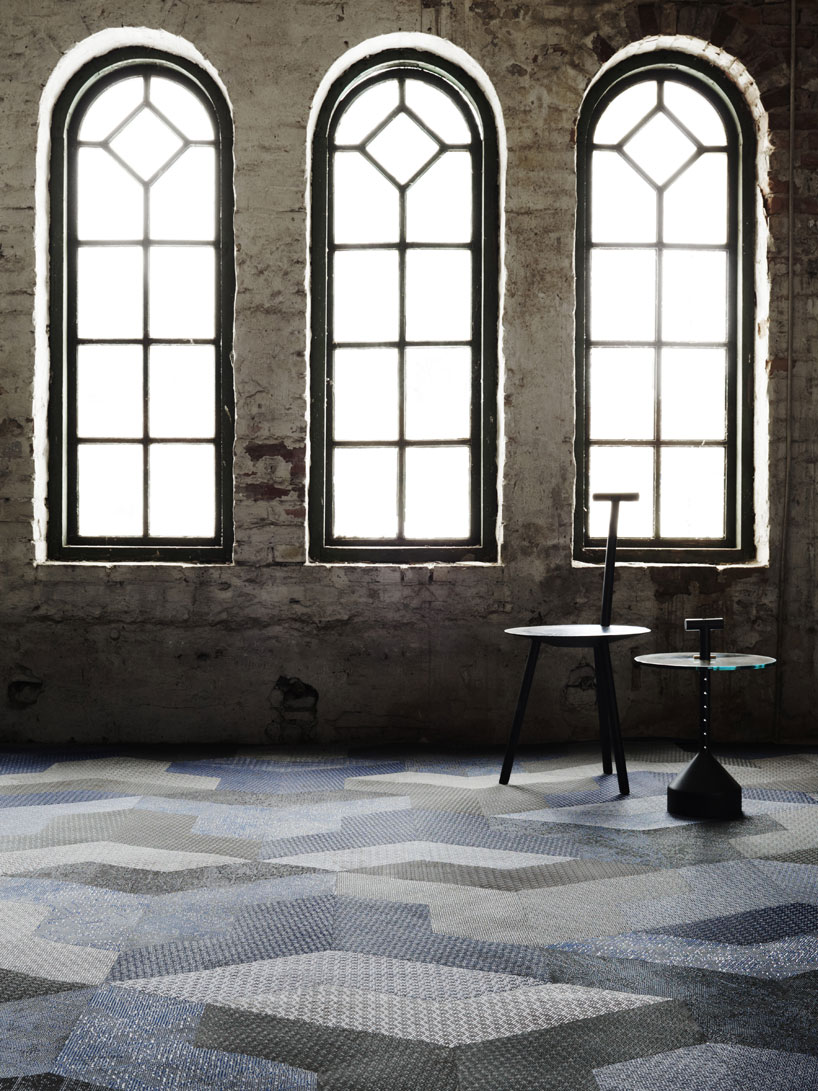 wing carpet tile by bolon studio