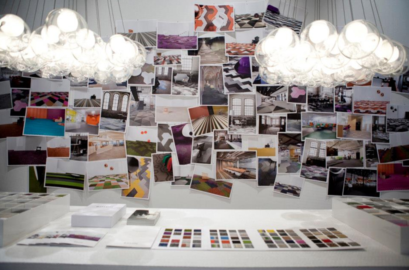 wing carpet tile by bolon studio