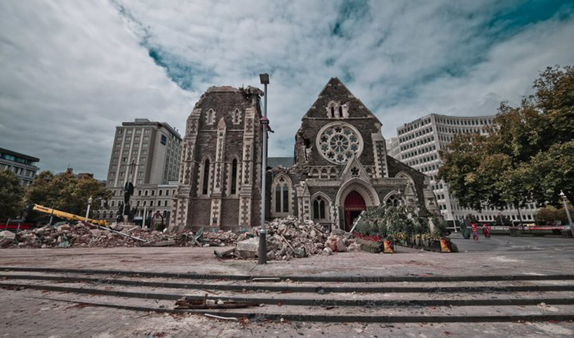 Image result for current picture of the Christchurch Cathedral