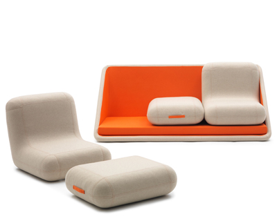 matali crasset: concentre de vie a modular sofa for campeggi