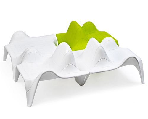 fabio novembre undulates f3 outdoor furniture collection for vondom