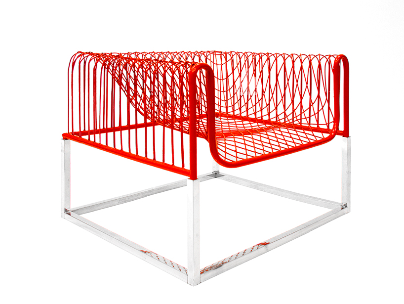 mesh sofa by people's industrial design office - 2