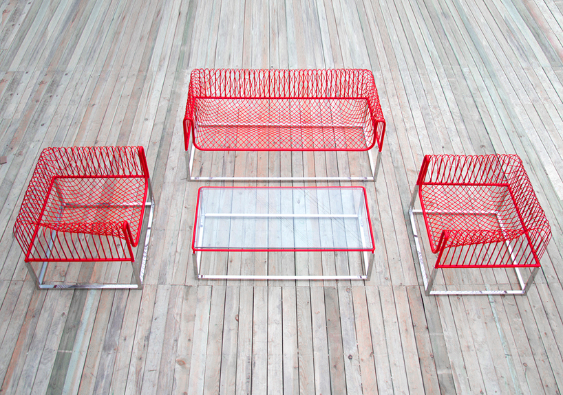mesh sofa by people's industrial design office - 4