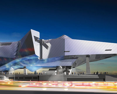 coop himmelb(l)au: confluence museum under construction
