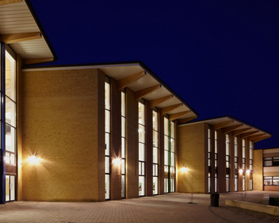 make architects' thomas clarkson academy design based on fibonacci curve