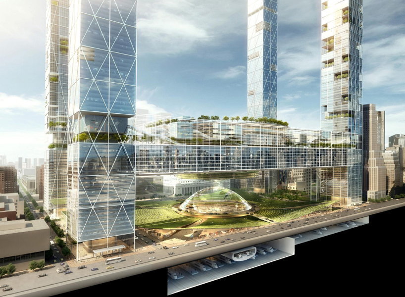 SOM proposes to fantastically expand penn station