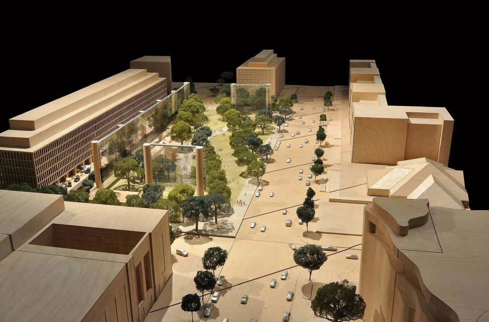 frank gehry's revised eisenhower memorial approved