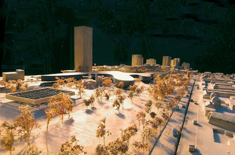 peter zumthor's LACMA plan shown in 'the presence of the past'