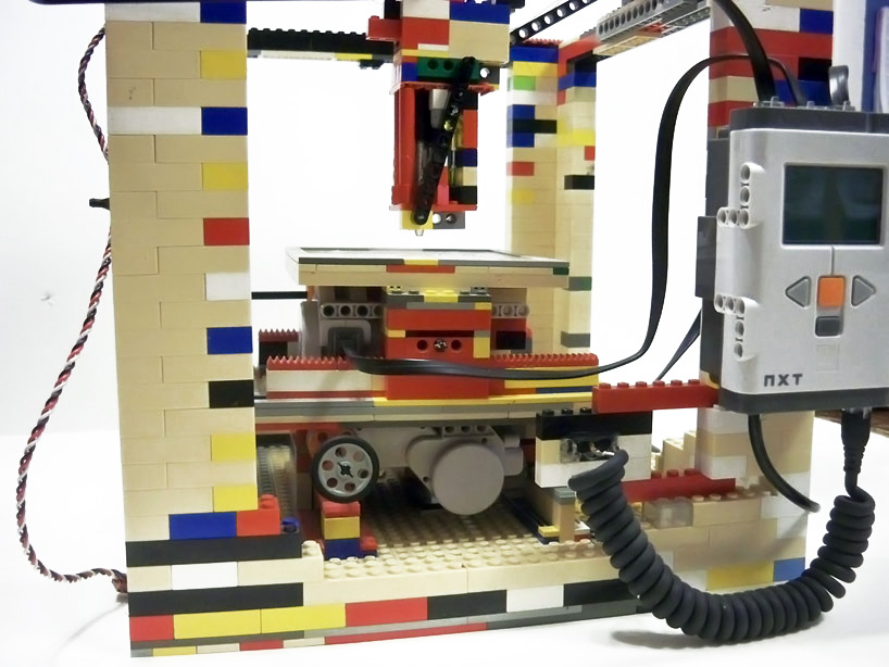 Panter romanforfatter For en dagstur legobot 3D printer made entirely out of LEGO
