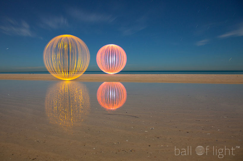 luminous aerial spheres ball of light by denis smith