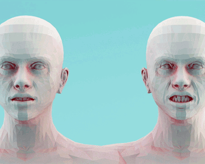 mike pelletier: haunting 3D animations explore human emotion
