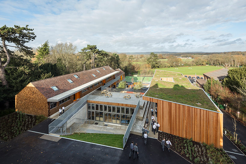 ritblat_01 hawkins\brown add the ritblat building to the hilden grange prep school - 1
