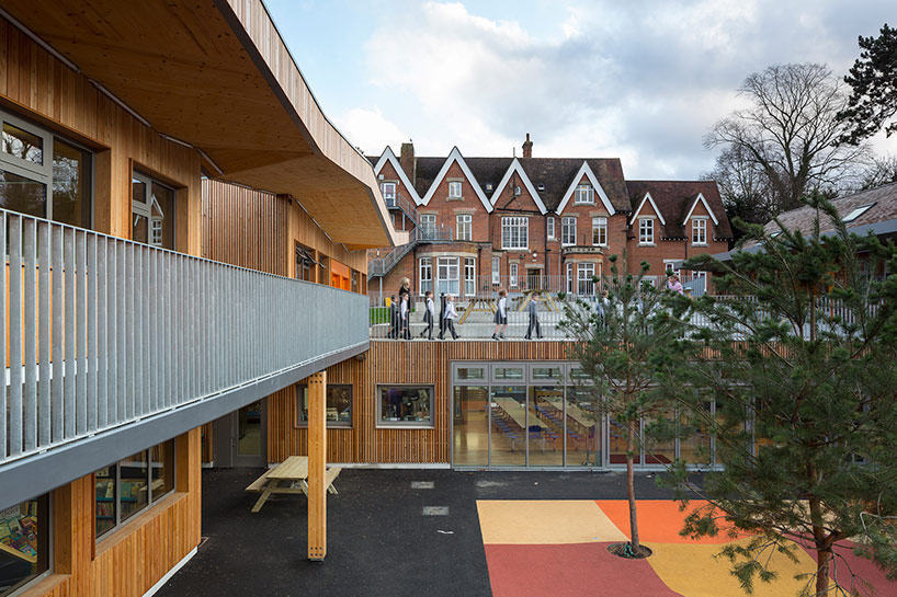 ritblat_01 hawkins\brown add the ritblat building to the hilden grange prep school - 2