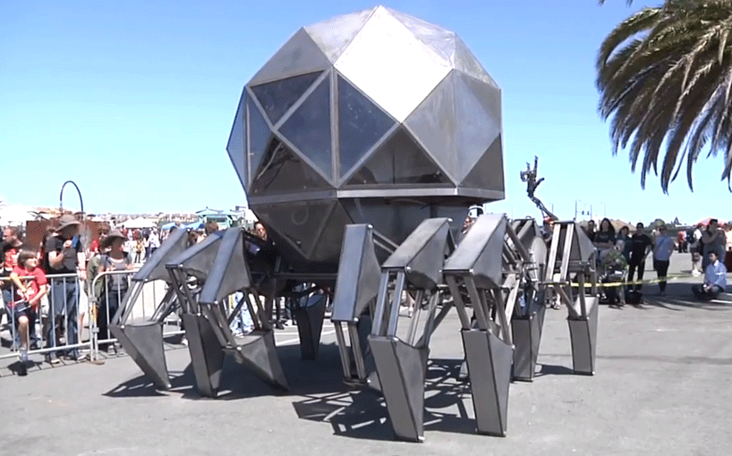 solar + powered robotic geodesic