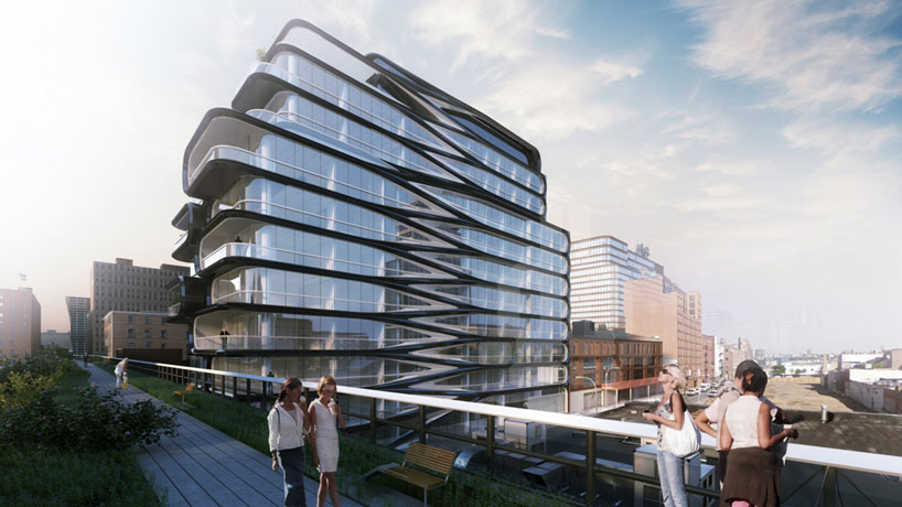 zaha hadid unveils luxury condo along new york's high line