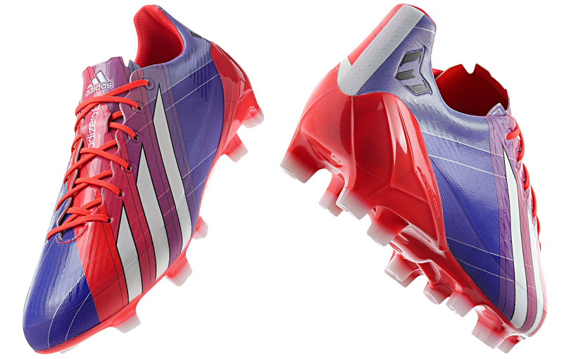 light up the pitch with lionel adidas F50 soccer boots