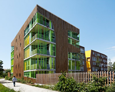 bernard buhler: residence origami layers form and color