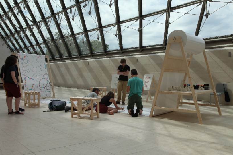 yuri suzuki: looks like music audiovisual installation at MUDAM - 8