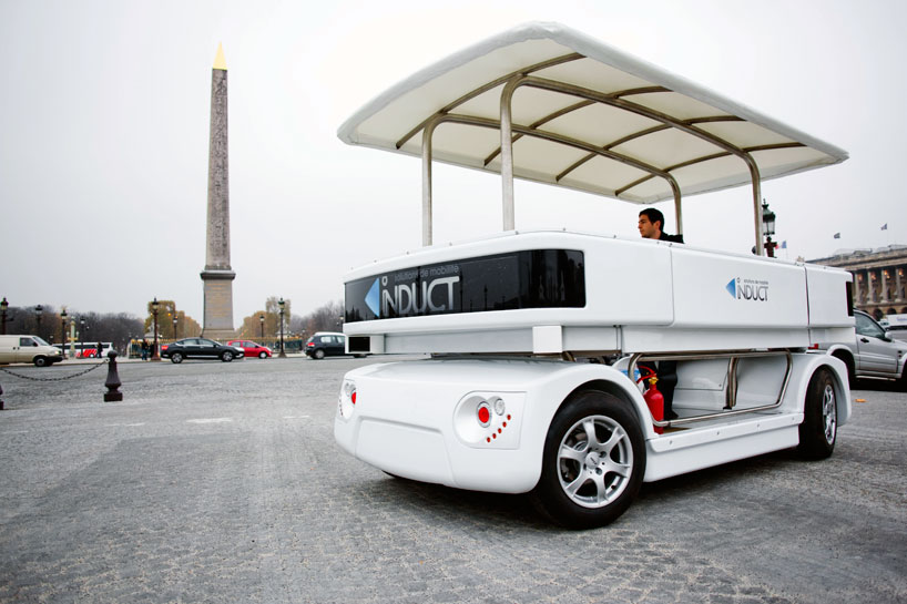 navia robotic selfdriving electric shuttle car by induct