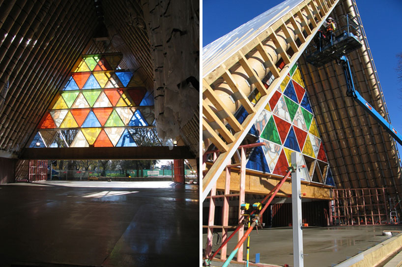 shigeru ban cardboard cathedral in christchurch opens to the public - 3