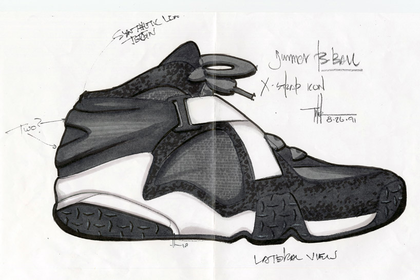 tinker hatfield drawings