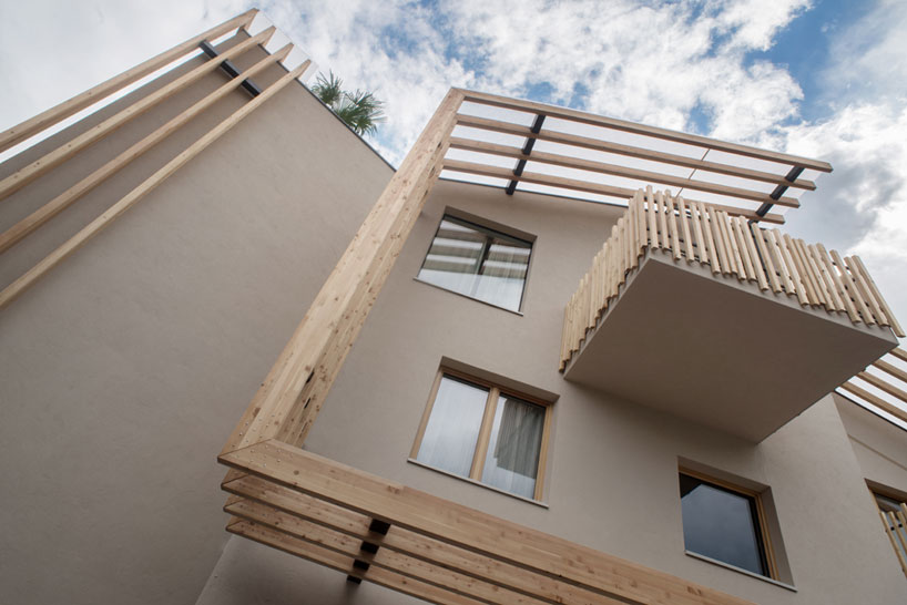 NOA network of architecture panorama hotel designboom noa* extends panorama hotel in italy's kaltern vineyard region - 6