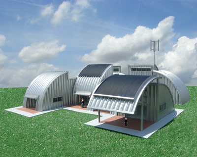 michael jantzen's prefabricated modular housing system
