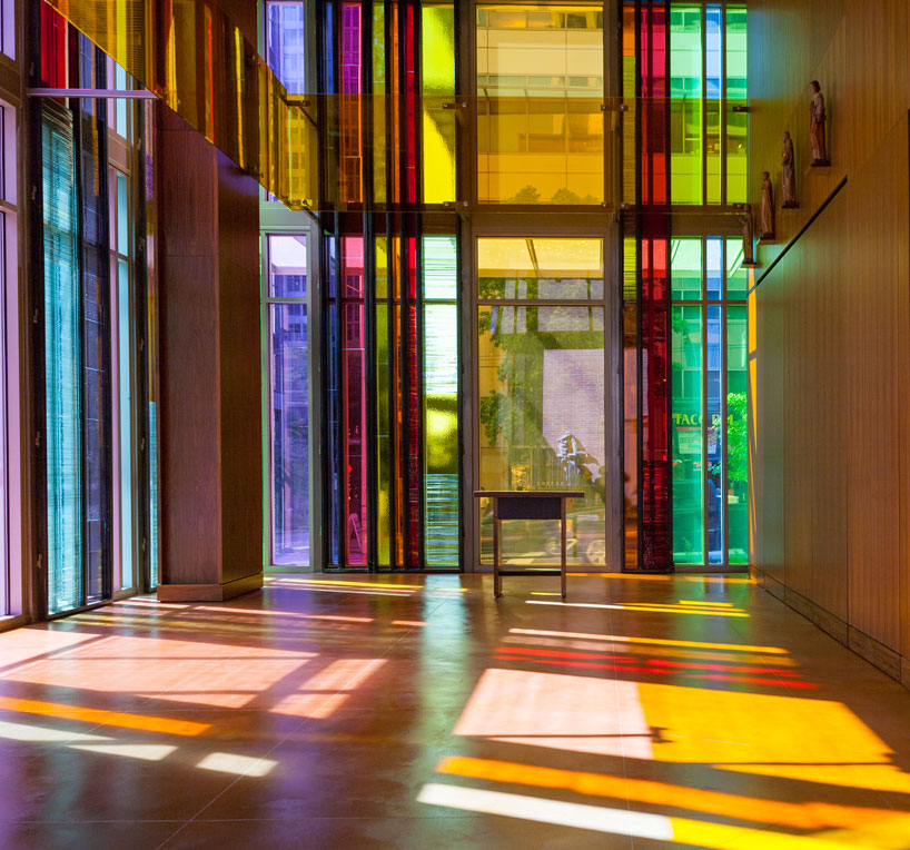 olson kundig architects flood gethsemane church in color 