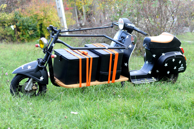 motofocker cargo-scooter blends delivery truck & two-wheeler - 1