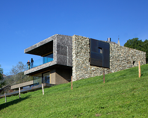 bergmeisterwolf architekten builds 'next to the chapel'