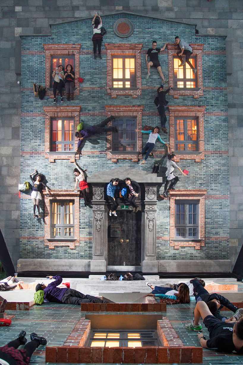 leandro erlich takes his optical illusions to shanghai