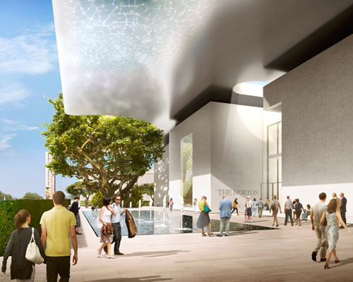 foster + partners develop expansion of norton museum of art