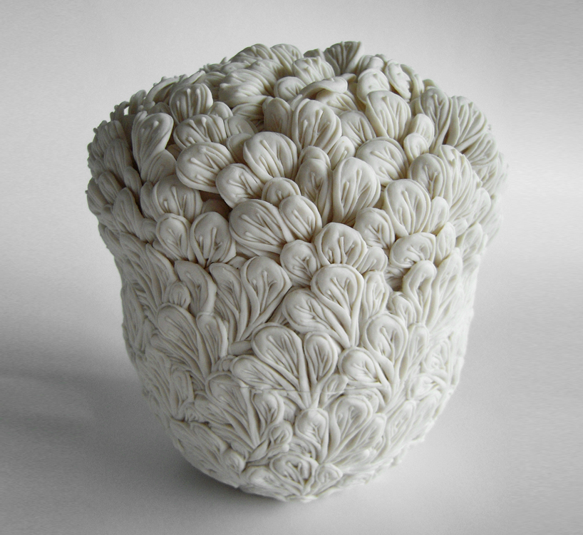 Hitomi Hosono Intricately Crafts Botanical Influenced Ceramics