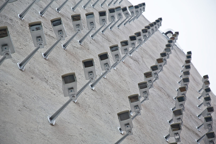 SpY installs 150 fake surveillance cameras on building facade