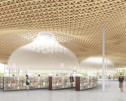 toyo ito imagines roof funnels for minna-no-mori gifu media cosmos