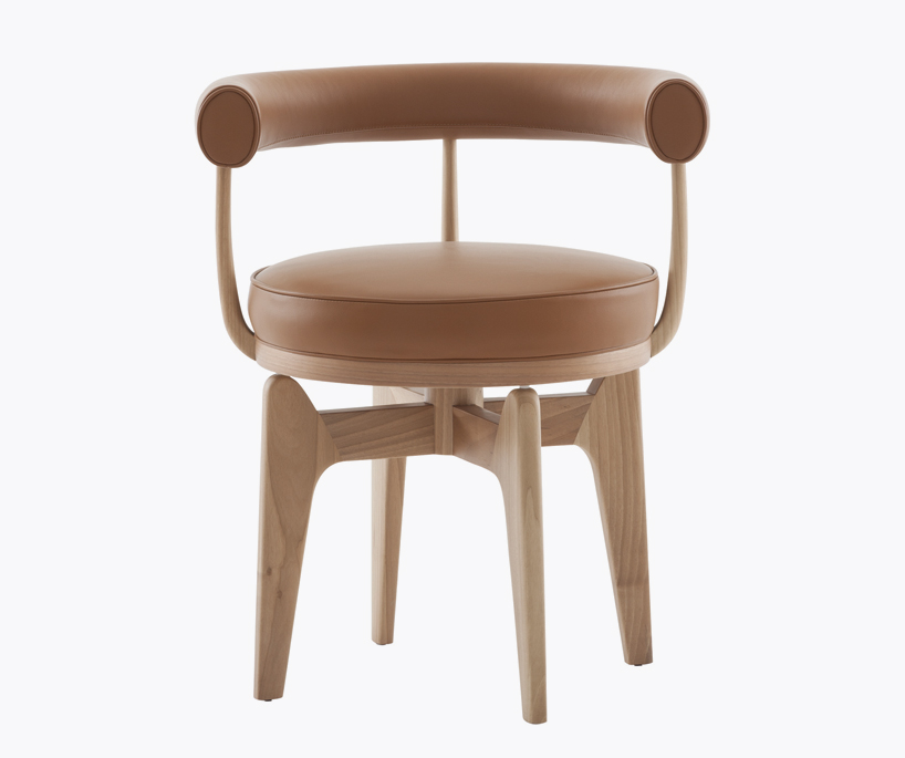 Charlotte Perriand wooden prototype re-editions by Cassina with Louis Vuitton 