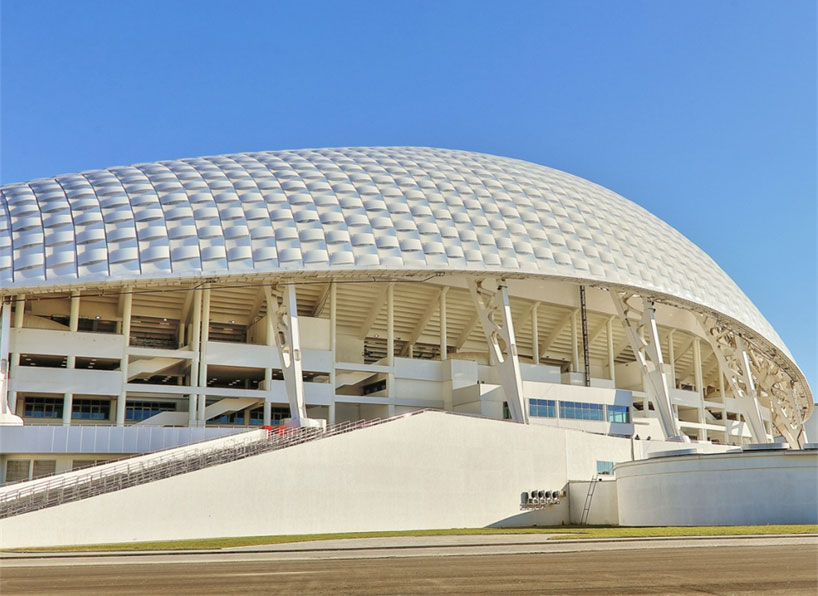 POPULOUS sochi 2014 winter olympic stadium designboom