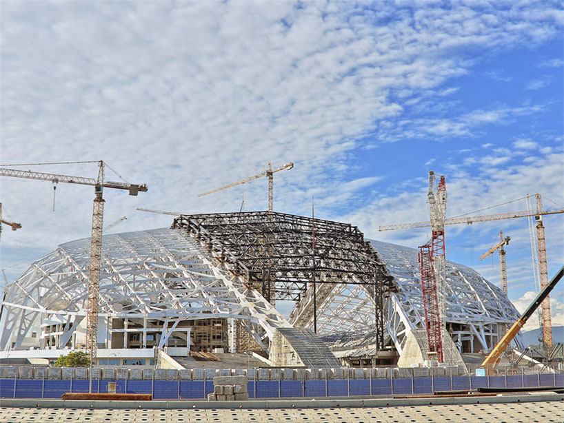 POPULOUS sochi 2014 winter olympic stadium designboom